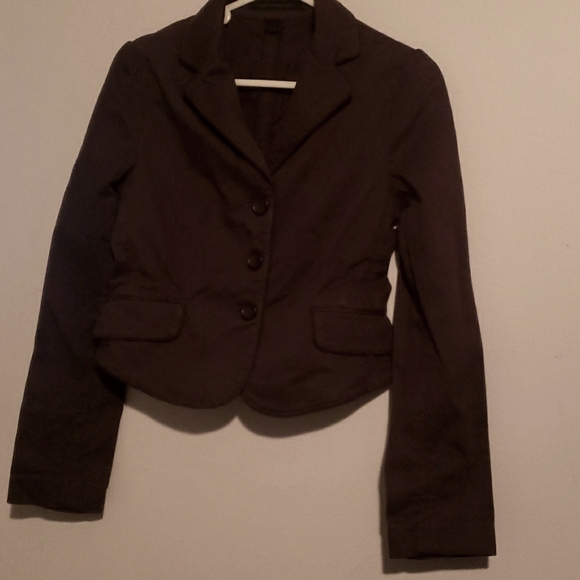 Express Design Studio Brown Blazer Size 4 - Picture 3 of 6